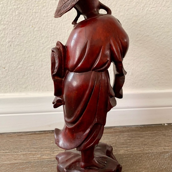 Hand Carved Root Wood Statue, China - Picture 7 of 13